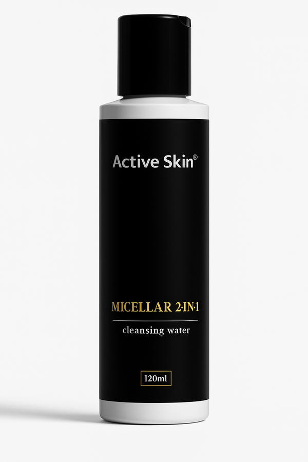 Active Skin Micellar 2 in 1 Cleansing Water - 120ml - Active Skin