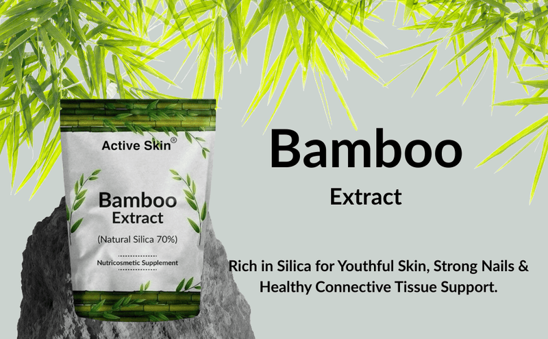 Bamboo Extract Powder | natural silica 70% | Active Skin - Active Skin